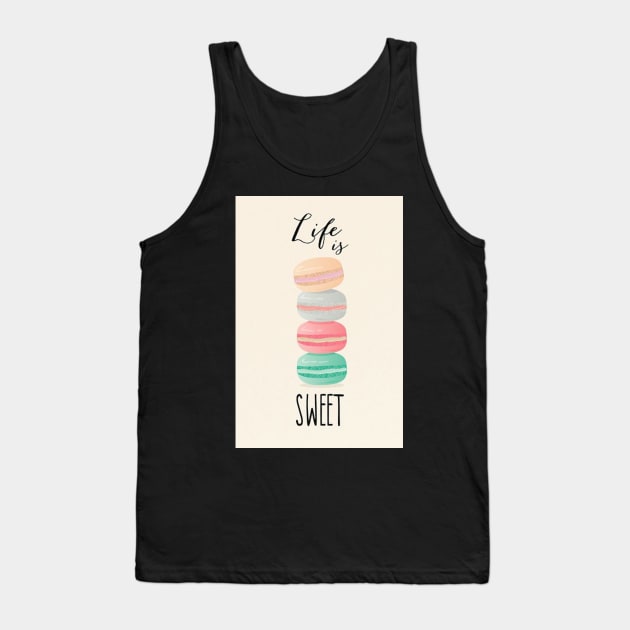 Life is Sweet Tank Top by Bustt123